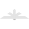 Ekena Millwork Redmond Architectural Grade PVC Gable Bracket, 72"W x 24"H x 6"D x 6"F, 8/12 Pitch GBP072X24X0606RED00 - alternate 3